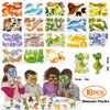 Golray Dinosaur Party Favors Birthday Supplies Gift Box Dino Egg Model Puzzle Mask Stamper Slap Bracelet Keychain Tattoo Sticker Goody Bag Stuffer Pinata Filler 102Pcs Boy Kids Dinosaur Party Supplies