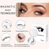 YALGET Magnetic False Eyelashes Set No Glue Eyelashes Reusable Magnetic False Eyelashes with Eyelash Applicator (EM12)