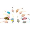 Fashion's Talk Mouse Catnip Cat Toys Soft Plush Catnip Mice Assorted Style Catnip Cat Toys Variety Pack 32 Count