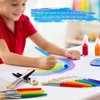 20 Pcs Paint Brushes for Kids, Round and Flat Kids Paint Brushes, Easy Hold and Clean Toddler Paint Brushes, Bristle Craft Paint Brushes for Acrylic Oil Watercolor Washable Paint