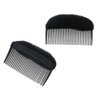 2Pcs Hair Bun Invisible False Hair Clip, Hair Bump Up Sponge Princess Head Foam Pad Insert Hair Comb Hair Base Styling Accessories Hair Increasing Tool for Women Girls