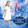 Princess Dress Up Shoes Set, Girls Role Play Dress Up Toys,Toddler Pretend Play Crown Kit Gift Set for Little Girls Aged 3-6 Years Old