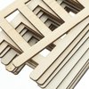 Alasum 20pcs Mini Wooden Step Ladder Dollhouse Ladder Furniture Miniature Ladder Dollhouse Ornament DIY Craft Accessories for Micro Landscape Decor, 15.00X5.00X0.20CM, I6FNEXJM4015UZ307LVAZL56