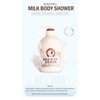 Somang Milk Body Shower 750ml Body Lotion 500ml Hand Cream 80ml with RGIII Shampoo 12ml (Milk Hydrates, Moisturizes and Soothes skin) (Shower + Shampoo Pouch)