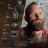Bossman Complete Beard Kit - Men's Beard Oil Jelly, Fortify Shower Conditioner, Balm, Mustache Wax and Comb - Beard Softener, Growth, Care and Grooming Products Kit (Gold)