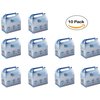 Hammont Paper Treat Boxes - (10 Pack) - Party Favors Treat Container Cookie Boxes Cute Designs Perfect for Parties and Celebrations 6.25" x 3.75" x 3.5" (Stewardess)