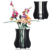 Vase Holder fit for Lego Flowers Bouquet - Acrylic Puzzle Vase fit for Lego Botanical Collection Building Set, Adult Gift Display Stand for Roses Orchid Sunflower Tulips Daffodils Lotus (Black)