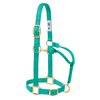 Weaver Leather Original Adjustable Nylon Horse Halter, Small Horse, Emerald Green