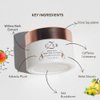 L’Zur Mango Butter Night Eye Complex Eye Cream Plumps, Anti-Aging, Tightens Minimize the Wrinkles, Dark Circles 1- Fluid Ounce