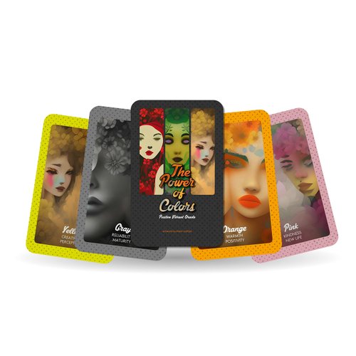 Ibiza Tarot- The Power of Colors - Positive Vibrant Oracle- Fortune Telling Tarot Cards Deck for Beginners| Authentic Tarot Experience - Set of 24 Cards