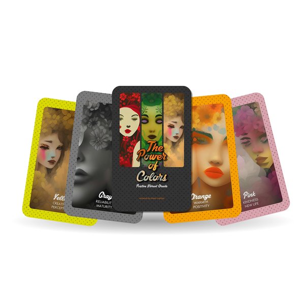 Ibiza Tarot- The Power of Colors - Positive Vibrant Oracle- Fortune Telling Tarot Cards Deck for Beginners| Authentic Tarot Experience - Set of 24 Cards