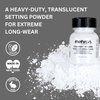 Mehron Makeup Colorset Powder | Translucent Powder Setting Powder | Face Powder For Special Effects, Halloween, & Film 0.5 oz (14 g)