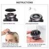 Oradrem Scalp Applicator Comb for Hair Scalp Treatment,Rolling Ball Applicator Brush Hair Loss Apply to Various Brands Hair Groth Serum Oil (Gray)