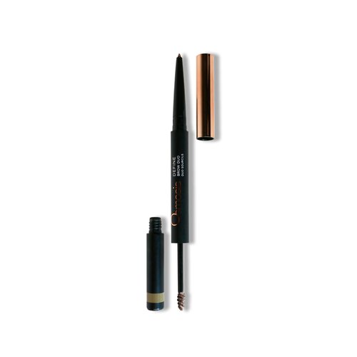 Osmosis 2-In-1 Define Brow Gel Duo, Dual Ended Tinted Eyebrow Gel and Pencil Combo for Shaping and Defining, Caramel, 0.1 Fl Oz