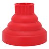 Portable Hair Dryer Diffuser, Universal Hair Dryer Diffuser Portable Travel Folding Hair Blow Dryer Diffuser Attachment for Hair Dryer with Diameter of 1.6 in to 2in (Red)