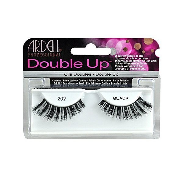 Ardell Double Up #202 False Eyelashes, Black by Ardell