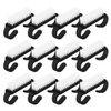 EXCEART Handle Grip Nail Brush 12Pcs Nail Dust Brushes Nail Cleaning Brushes with Handle Hand Fingernail Scrub Manicure Brushes