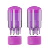 GTUDOR 2Pcs Scalp Applicator Comb, Hair Oil Applicator Brush, Oil Applicator Bottle for Hair Growth, Follicle Care Treat, Hair Loss Thinning (Purple)