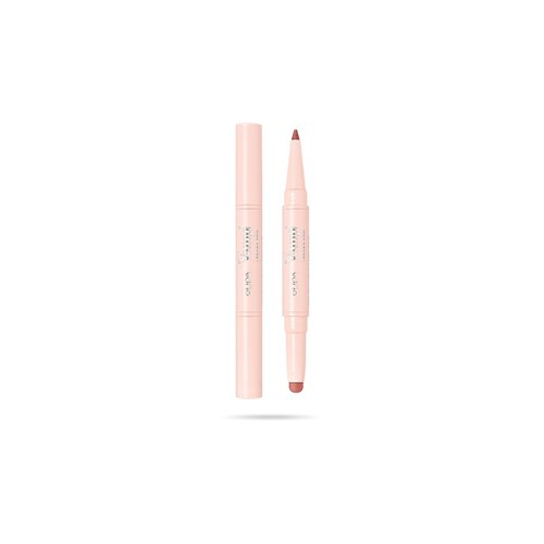 Pupa Milano Vamp! Creamy Duo, 007 Peach Nude, 1 Pc - 2 in 1 Lipstick and Lip Pencil - Long Lasting - Lightweight - No-Transfer - Smooth Texture - Highly Pigmented