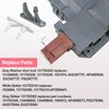 Upgraded New 131763256 Washer Door Latch Lock Lid Switch with 131763202 131763310 Door Striker Part Compatible with Frigidaire, Kenmore, Electrolux, GE Front Load Washer 1317632 131763255 131269400