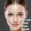 Eyebrow Pencil Microblade Eyebrow Pen - Waterproof Eyebrow Pen 4 Fork Tip Pencil Smudge Proof Long Lasting Brow Pen, Light Brown