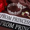 Saintrygo Prince and Princess Crowns Prom Court Sashes Prom Party Favors 80s Prom Tiara Shiny Satin Cosplay for Graduation(Nostalgic Style)