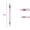 Mouygj Rhinestone Picker Dotting Pen, Nail Dotting Tool Double Head Wax Pen, Rhinestone Pickup Tool for DIY Nail Art