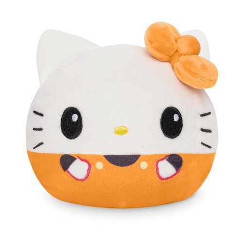 Teeturtle Hello Kitty Halloween Costume Reversible 4" Plushie - Officially Licensed Sanrio Plushie - Cute Kawaii Soft Stuffed Animals
