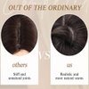 MONLER Long Blonde Wigs for Women 26 Inches Ombre Blonde Wig with Dark Roots Synthetic Wig Loose Wavy Wigs Cosplay Daily