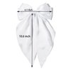 White Hair Bow for Women- Furling Pompoms Pack of 2 Satin Big White Bow Hair Clip for Girls Long Ribbon Alligator Clip Hair Barrettes for Women,Hair Pieces Bridal Wedding Accessories