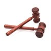 AUEAR, 4 Pack Wooden Judge Gavel Mini Judge Gavels Judge Auction Sale Wooden Gavel Judgment Gavel Prop for Cosplay Party Judge Costume Accessories (Light Brown)