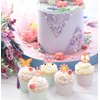 48Pcs Hippie Party Cupcake Toppers for Two Groovy Birthday Party Decorations Boho Rainbow Party Supplies