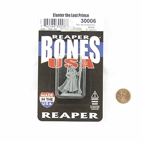 Elanter The Lost Prince Miniature Figure 25mm Heroic Scale Reaper Bones USA Reaper Miniatures
