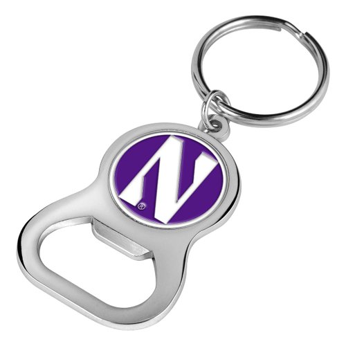 NCAA Northwestern Wildcats - 3 Ball Gift Pack with Key Chain Bottle Opener