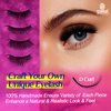 Lash Clusters 320PCS Individual Lashes, D Curl Lash Extension Clusters Lashes Wispy Natural Look, DIY Eyelash Clusters Look Like Eyelash Extensions DIY at Home by STHANA, 30D & 40D, 10-16mm Mixed