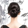 22 Pack Chopsticks for Hair Bun Chinese Hair Sticks, Black Wood Hair Sticks Chopsticks, Pencil Long Hairpins Hair Clips for Hairstyles Decorative Accessories for Women Girls
