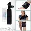 Long Reusable Gel Ice Pack for Injuries (6 X 20 Inches) Adjustable Straps - Premium Quality Hot Cold Pack - Pain Relief Wrap for Lower Back Knees Hips Shoulder Ankle Muscle Cramps by Life and Limb Gel