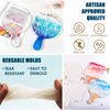Teexpert Epoxy Resin Kit for Beginners, Resin Kit with Coaster Molds, Crystal Clear Art Casting Resin for DIY Resin Coasters 16 FL.OZ