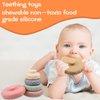 Stacking Rings Soft Toys for Babies 6 Months and up Old Girls Boys - Toddlers Sensory Educational Montessori Baby Blocks - Developmental Teething Learning Stacker - Baby Teething Toys