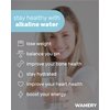 Wamery Certified Alkaline Water Filter Replacement Fits Brita Pitcher Cartridges 3-Pack, Increases Water pH.