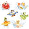 SVIOKODX 6PCS Suction Cup Spinner Toys,Baby Bath Toys,Sensory Toys for 1-3 Year Old Boy Girl,Baby Essentials for Travel,Fidget Toys for Toddlers 1-3,Birthday Gifts for 1-3 Year Old Boys and Girls