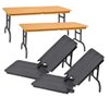 Set of 4 Breakable Tables for Wrestling Action Figures