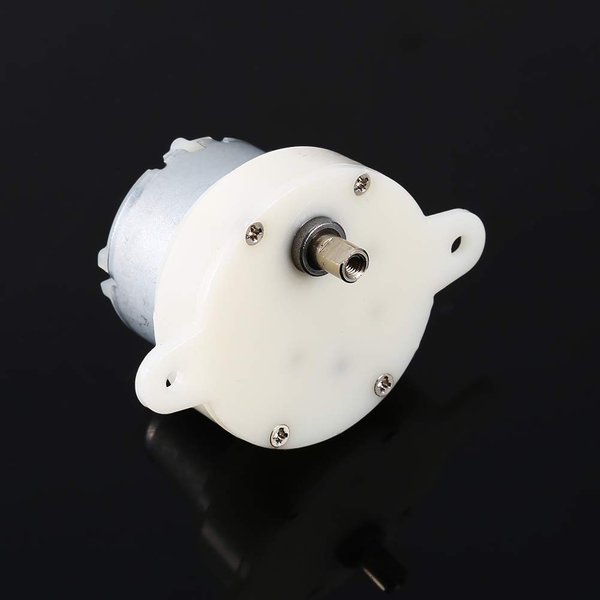 DC 12V Gear Motor High Torque Slow Speed Micro Electric Motor Gearbox 3 RPM 4mm Shaft Diameter