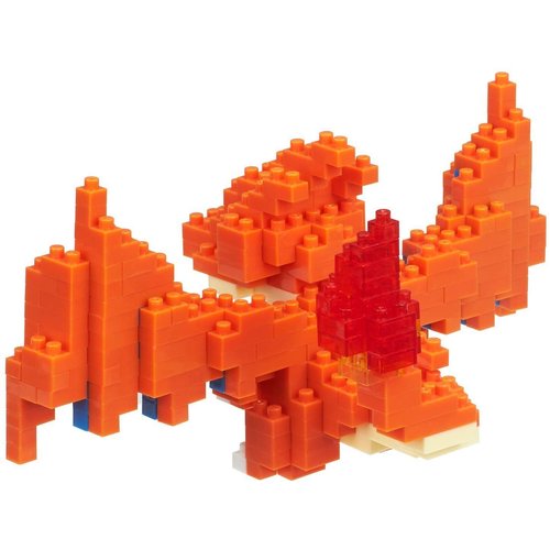 nanoblock - Pokemon - Mega Charizard Y, Pokemon Series Building Kit 6.0×10.8×7.6:cm