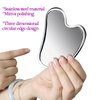 BYYDDIY Stainless Steel Gua Sha Facial Tools, Metal Gua Sha for Face,Tighten Skin Massage, Guasha Beauty Tool for Body Eyes (W-s)