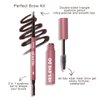 YES.EYE DO Makeup Kit for Eyebrow, Dual-ended Eyebrow Pencil and Brow Gel Clear 2 in 1 Eyebrow Set, Eyebrow Makeup Set for Brows Defining Filling Shaping,Brunette