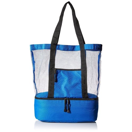 SDI Beach Picnic 12 Can Cooler Tote Bag - Blue