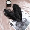 Soarer Black Ostrich Feathers Bulk - 30pcs 8-10 inches for Wedding Party Centerpieces, Home Decorations and DIY Crafts(Black)