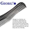 Giorgio G65 Contour Comb -Fine Tooth Comb and Wide Tooth Comb for Thick and Thin Hair Styling - Grooming Hair Combs for Men,Women, and Kids - Saw Cut Barber Comb, Handmade Hair Comb, and Hand Polished