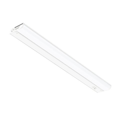 GETINLIGHT Dimmable Hardwired Only Under Cabinet LED Lights, 24-inch, Soft White(3000K), Matte White Finished, ETL Listed, IN-0201-13-WH